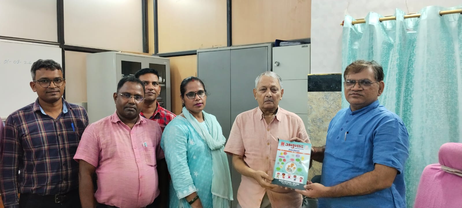 Dr.P. Nath visited college
